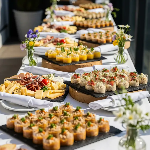 Offre premium Buffet salé - Organisation complète d'évènement | Maison Eridia